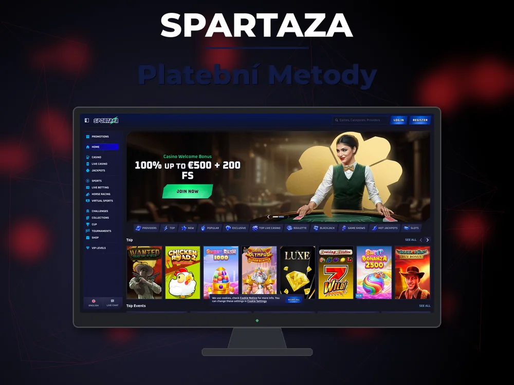 Spartaza - Platební Metody