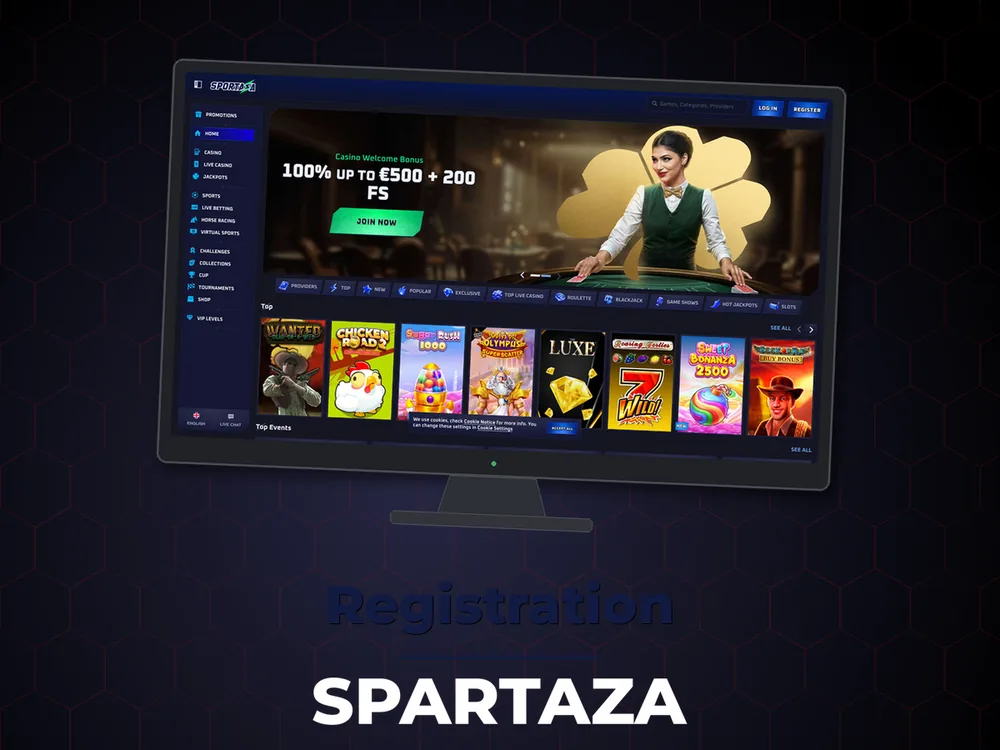 Spartaza - Registration